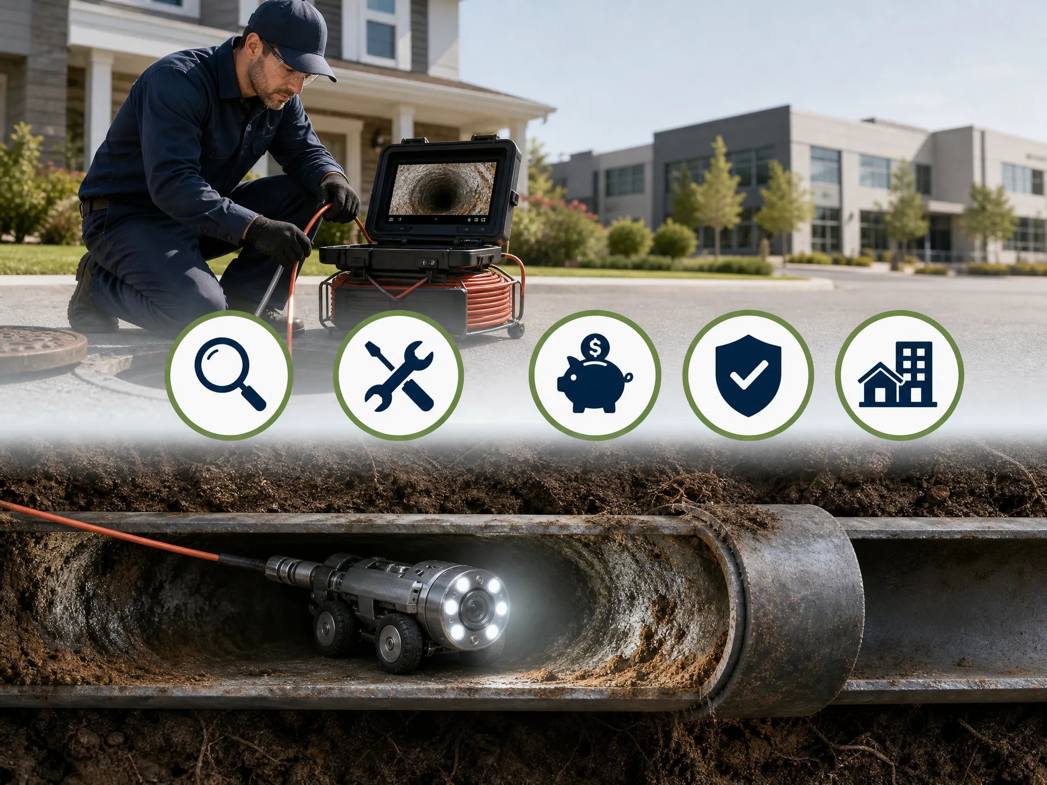 Prodigy Sewer and Drain helps protect homes with careful sewer inspections, repairs, savings, and safety.