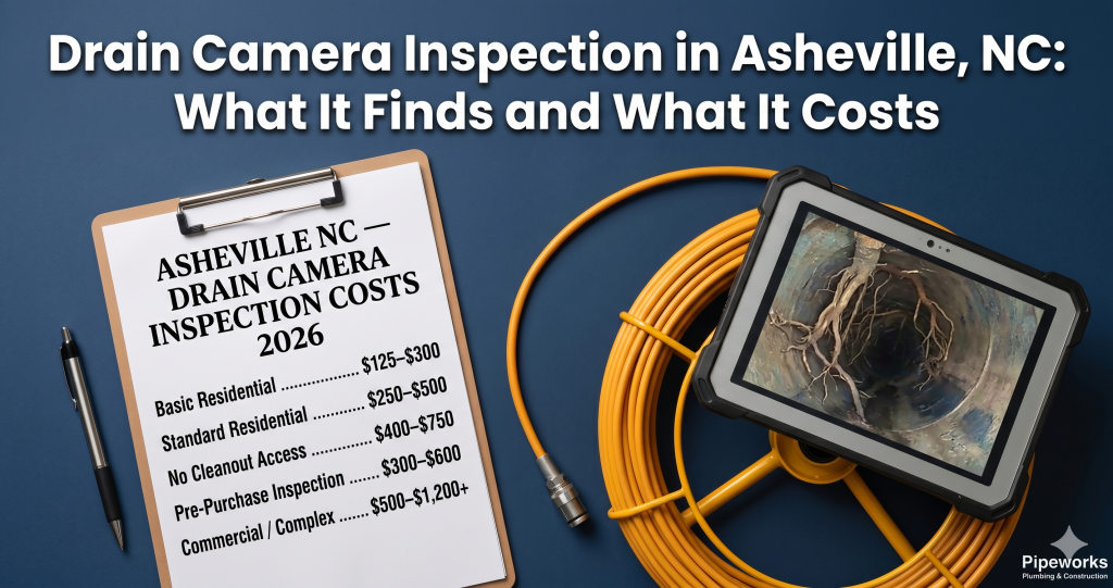 Prodigy Sewer and Drain shows how a drain camera finds cracked pipes and explains Asheville inspection costs.