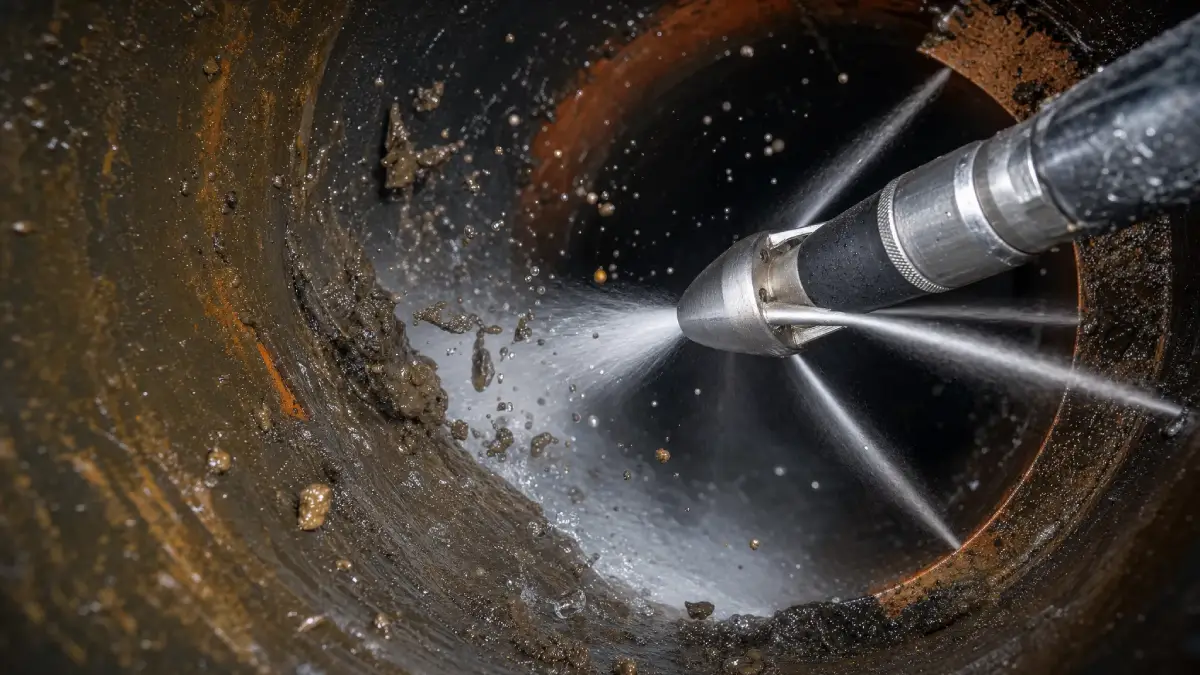 Prodigy Sewer and Drain uses water jetting to clean pipe insides, clearing out tough grime and blockages.